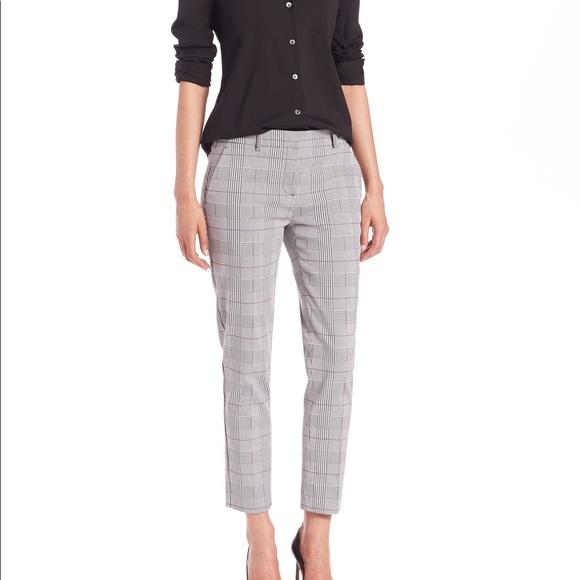 theory plaid pants